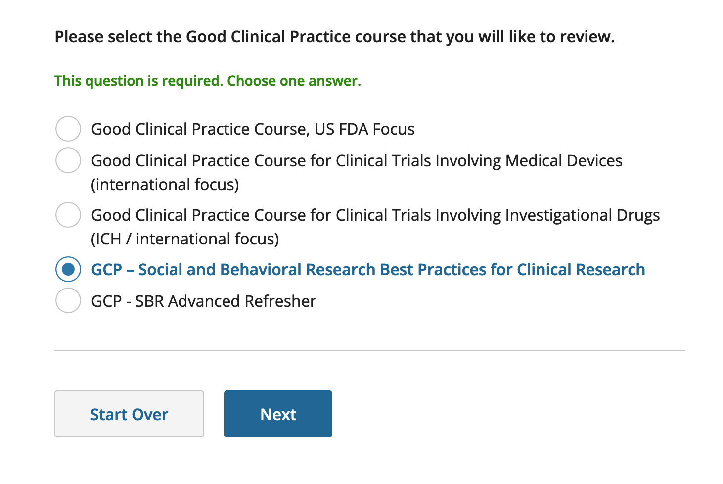 GCP - Social Behavioral Research Best Practices for Clinical Research